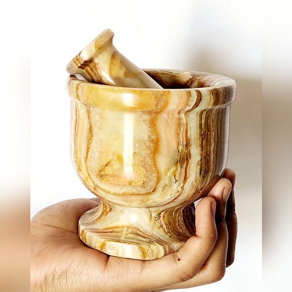 Onyx Mortar and Pestle (Large) - Picture 7 of 8